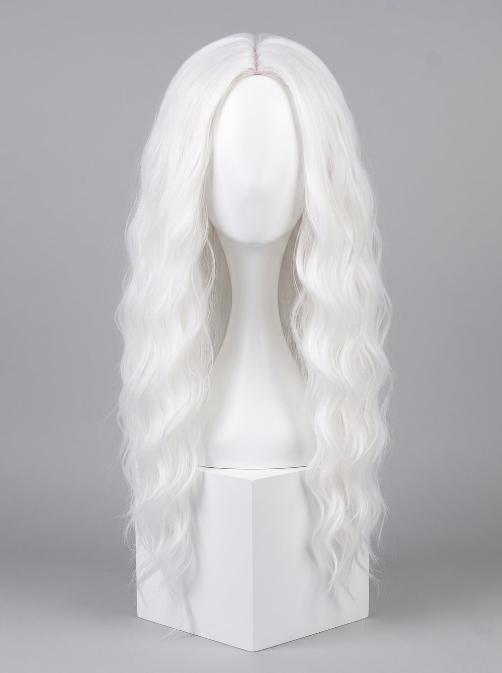 Cosplay Wigs Long Wig 28 Inch Synthetic Middle Part Wig Realistic Wigs for Women Colorful Wigs Daily Halloween Wigs
