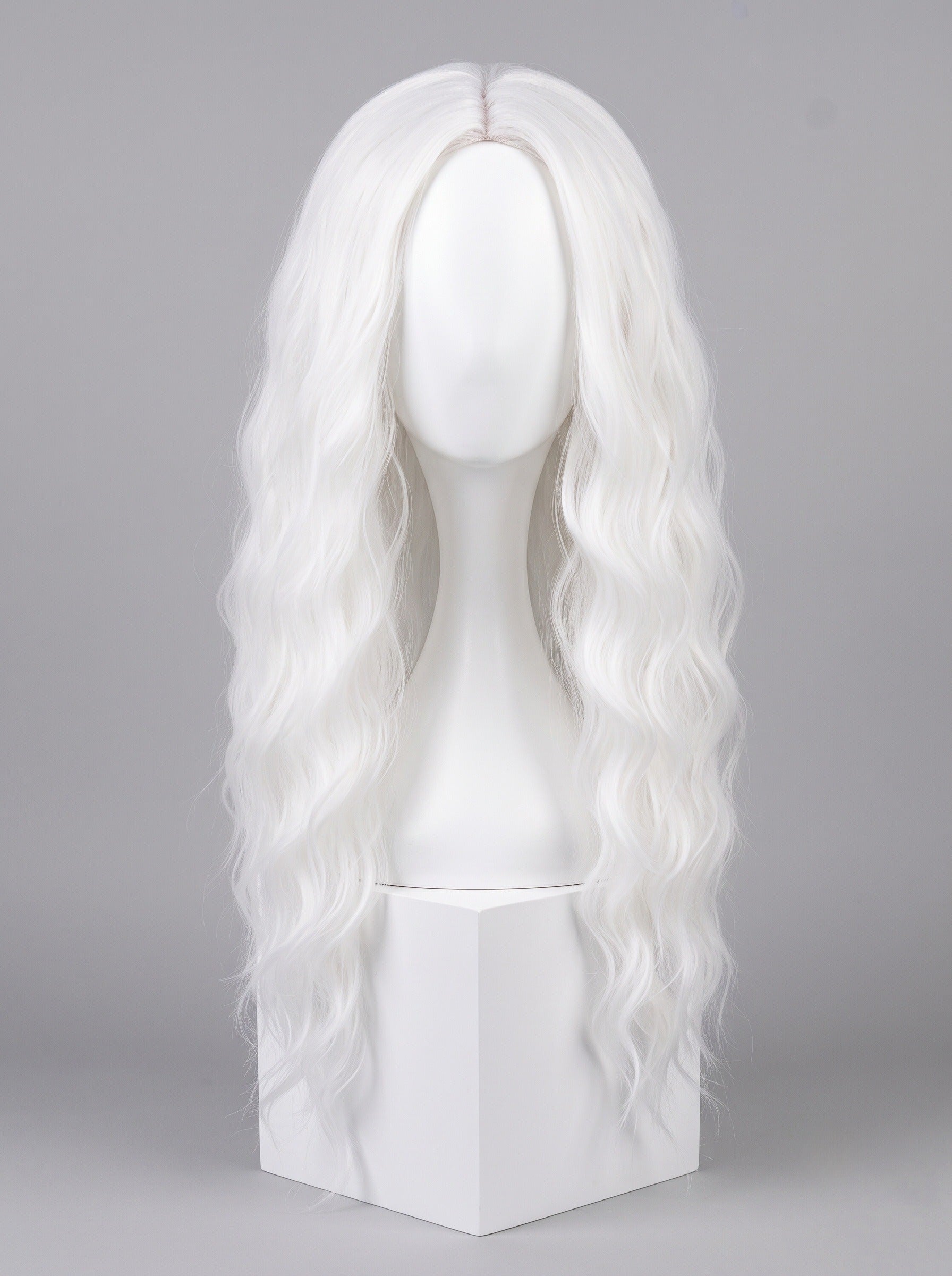 Cosplay Wigs Long Wig 28 Inch Synthetic Middle Part Wig Realistic Wigs for Women Colorful Wigs Daily Halloween Wigs