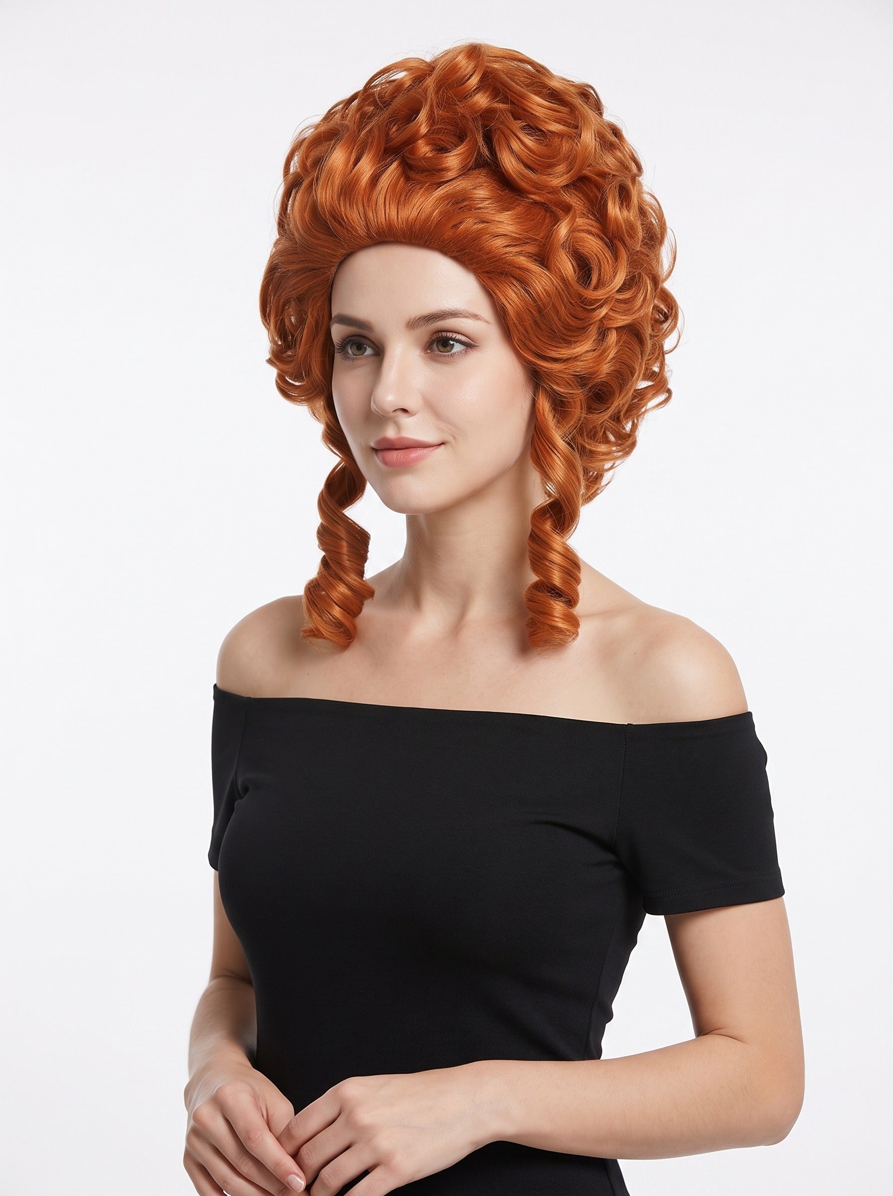 Cosplay Wigs Short Curly Victorian Beehive Wig Queen Cosplay Wig Carnival Party Nobleman Cosplay