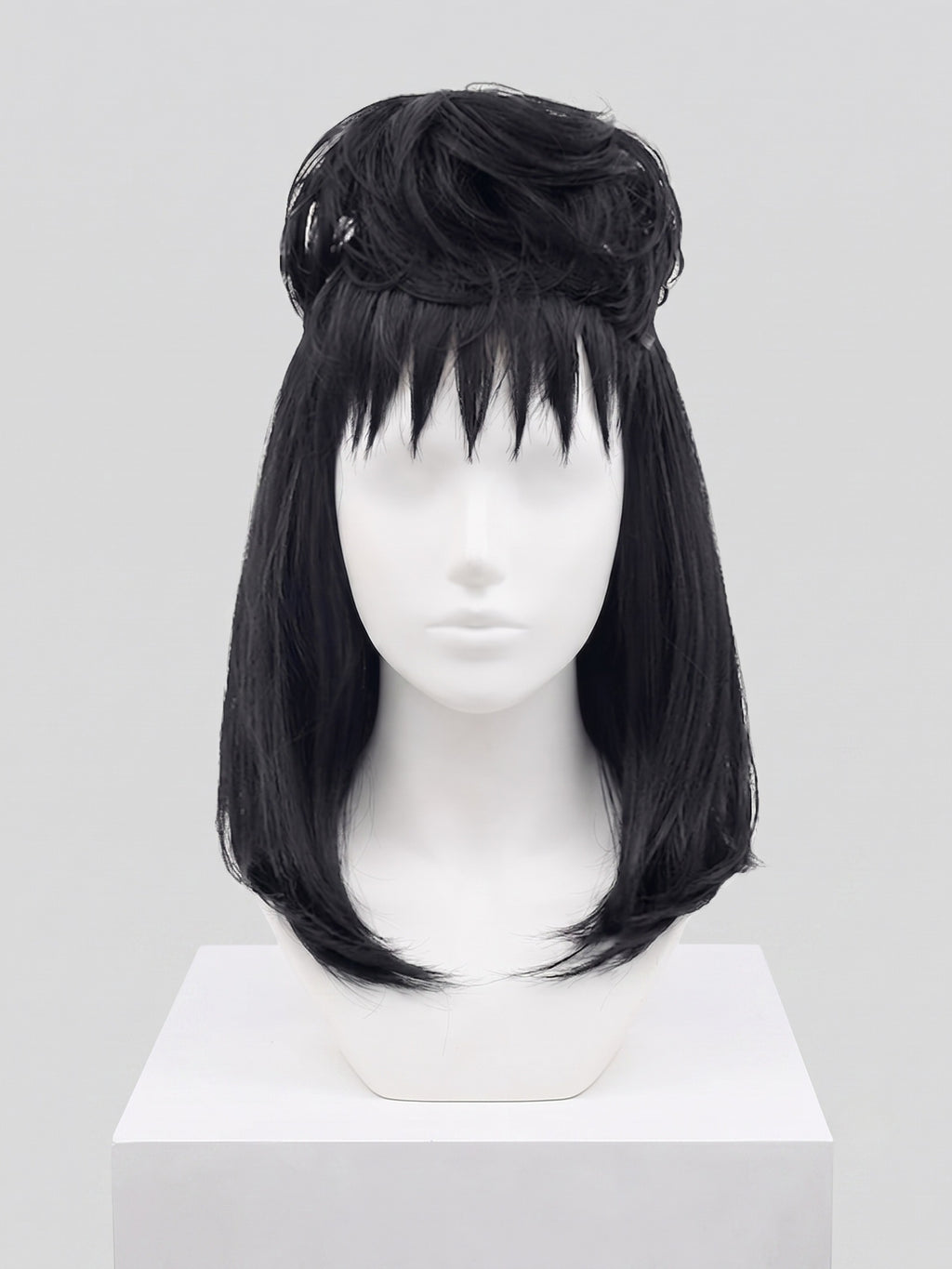 Cosplay Wigs Black Long Wigs Straight Synthetic Hair Women's Party Halloween