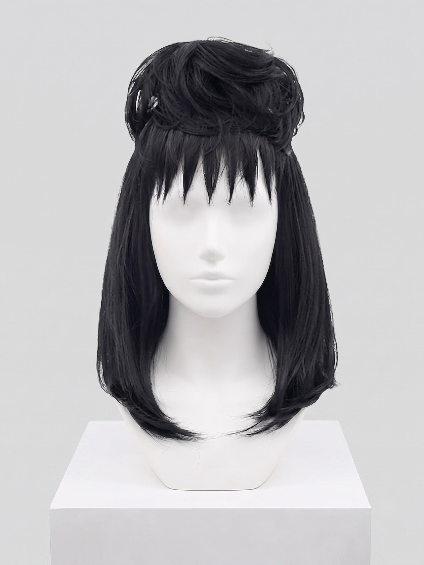Cosplay Wigs Black Long Wigs Straight Synthetic Hair Women's Party Halloween