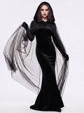 Witch Devil Cosplay Halloween Performance Costumes Set