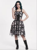 A-Line/Princess Halter Sleeveless Short/Mini Halloween Performance Costumes Dress with Bowknot