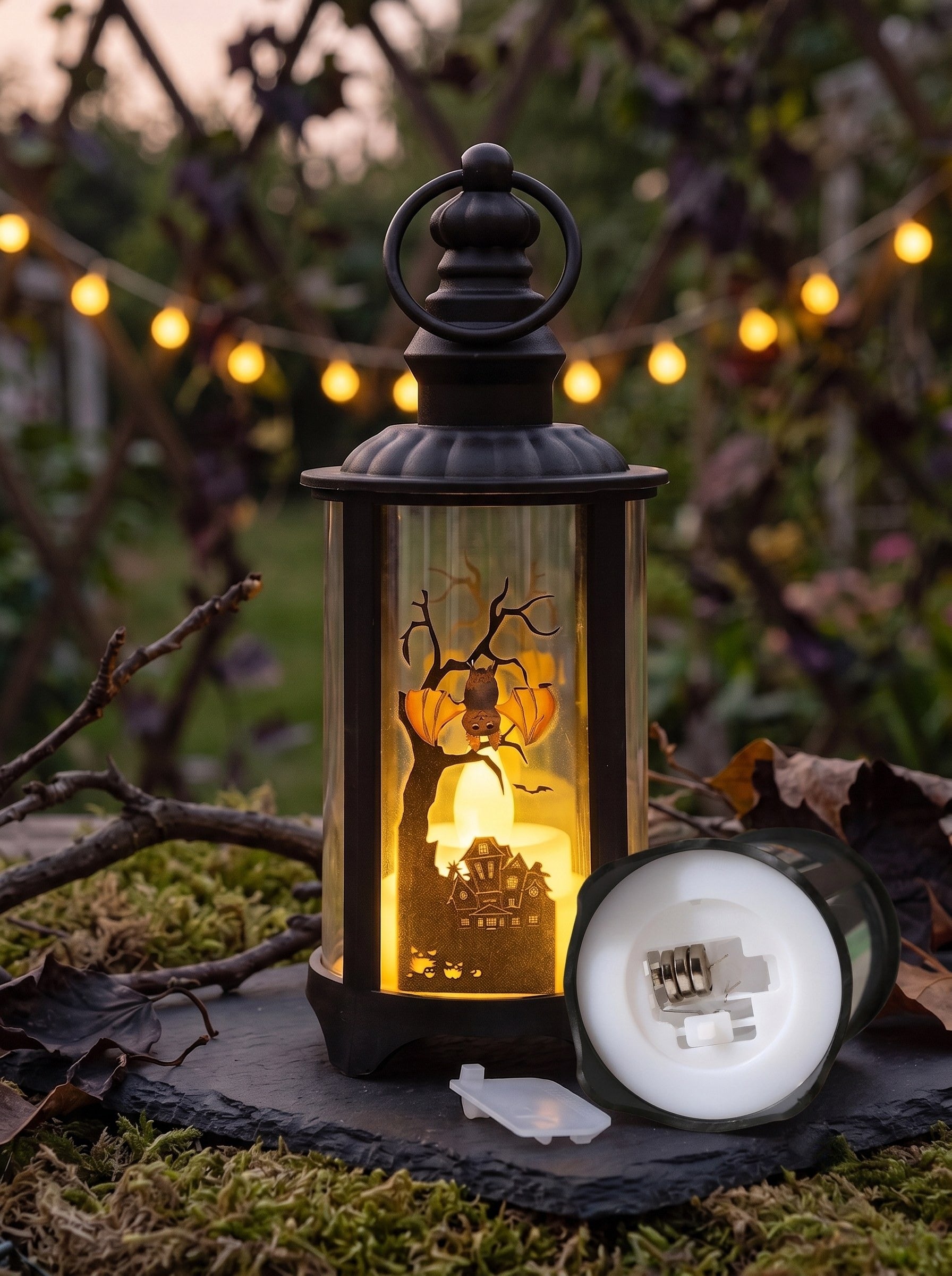 Halloween Vintage Creative Wind Lights Decorative Ambience Props