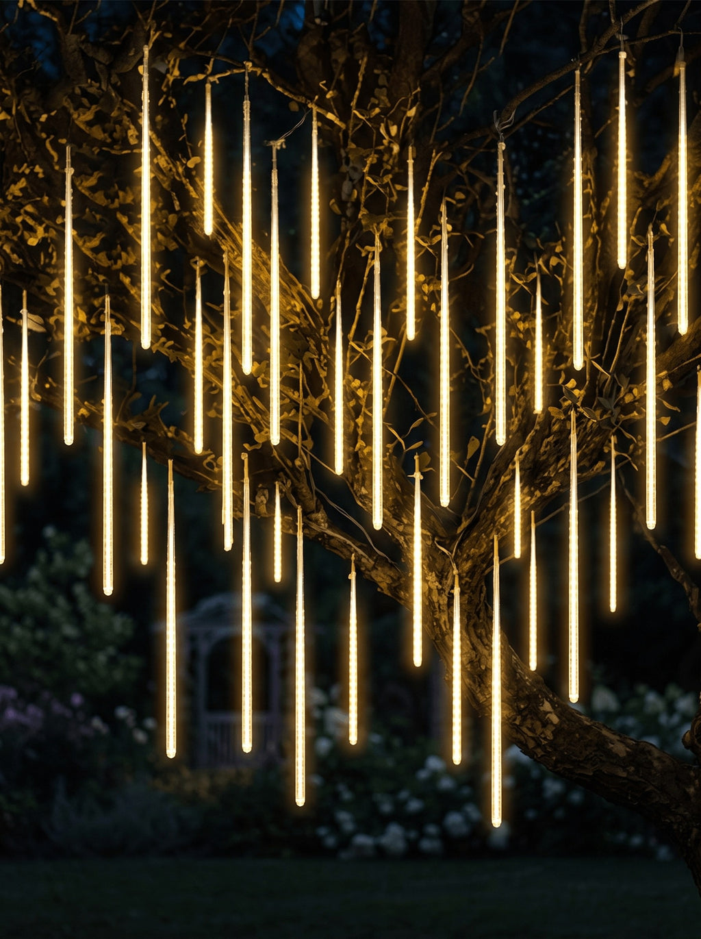 Halloween Outdoor LED Meteor Shower Long Water Drop Light