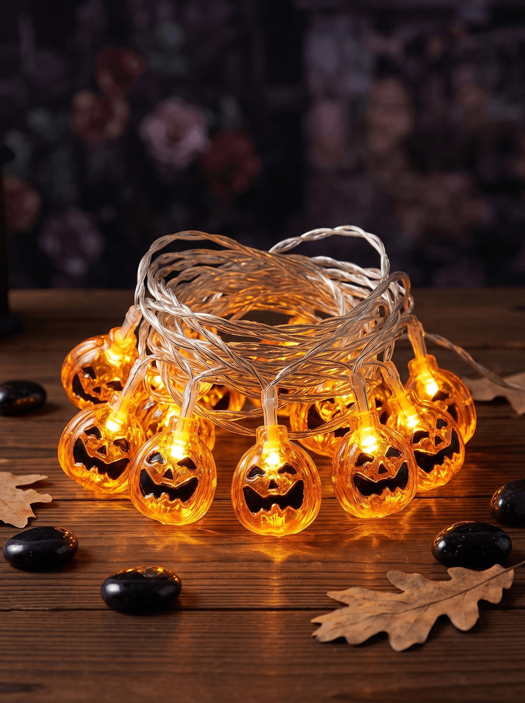 Halloween Pumpkin Indoor Decoration Atmospheric String Lights