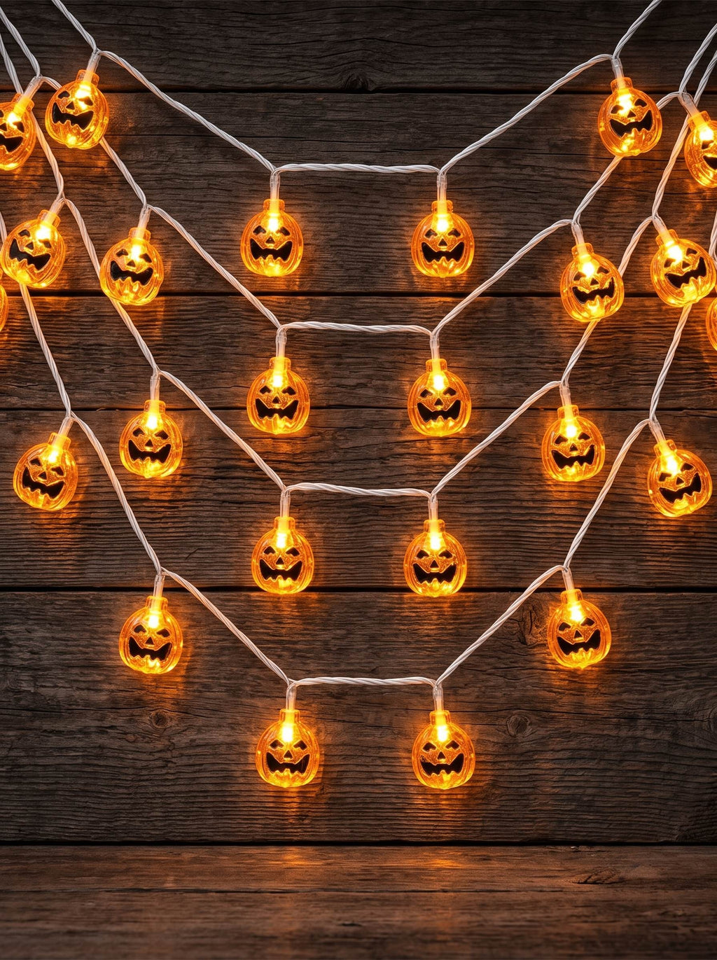 Halloween Pumpkin Indoor Decoration Atmospheric String Lights
