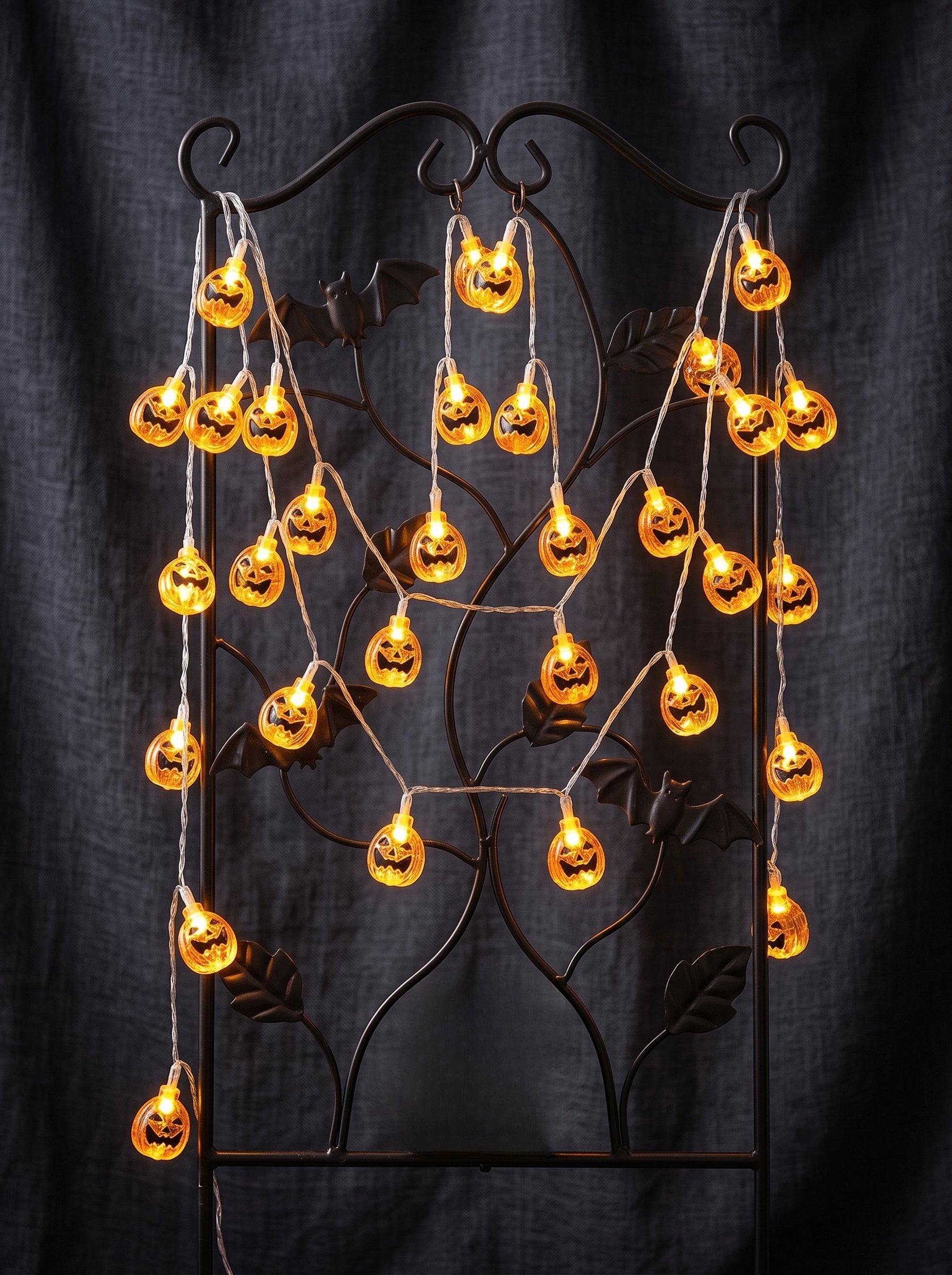 Halloween Pumpkin Indoor Decoration Atmospheric String Lights