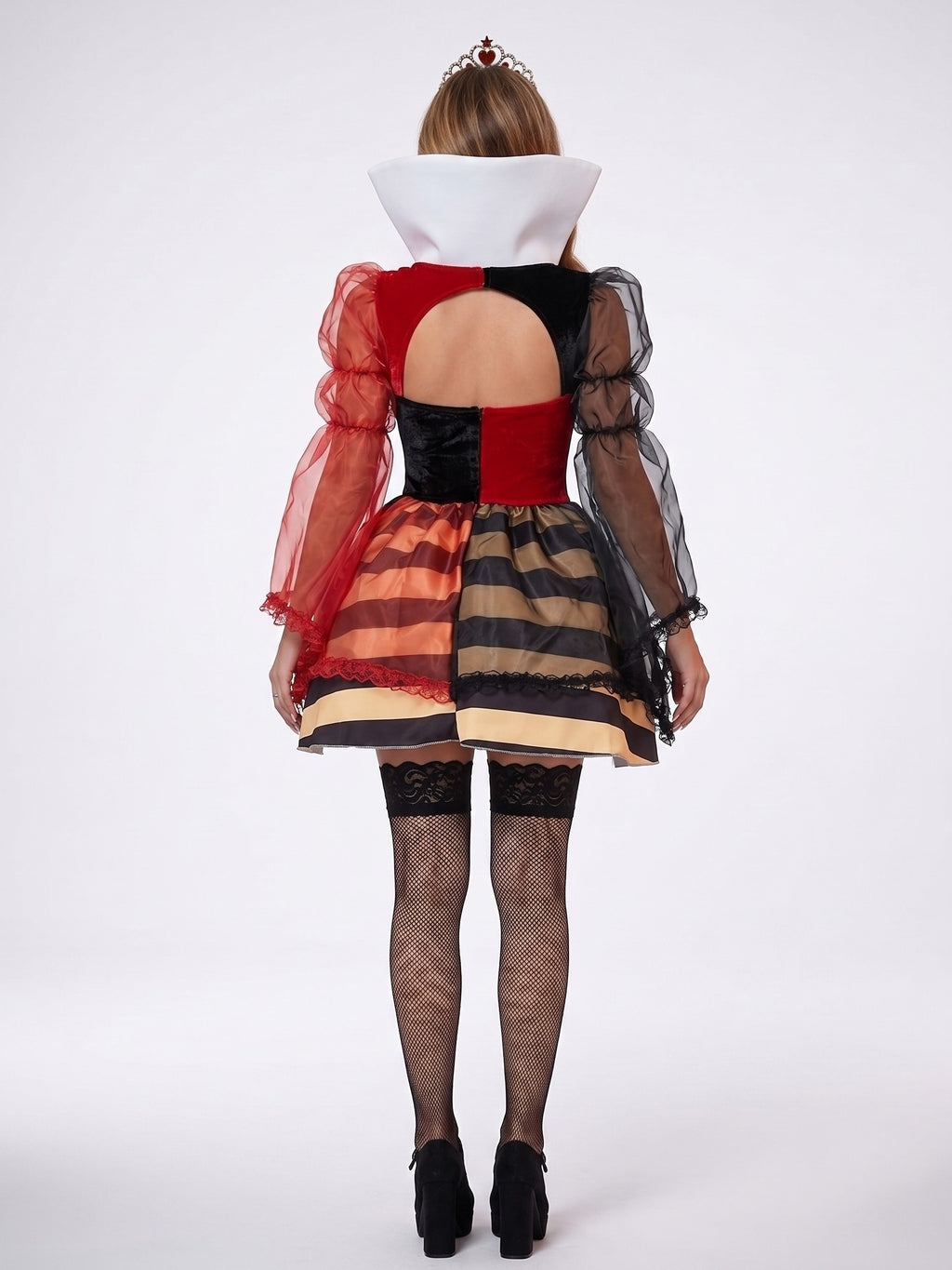 A-Line/Princess Sweetheart Sleeveless Short/Mini Halloween Performance Costumes Dress with Armholes