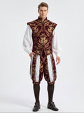 Rococo Vintage Men's Royal Outfit Costume Nobleman Cosplay Halloween Carnival