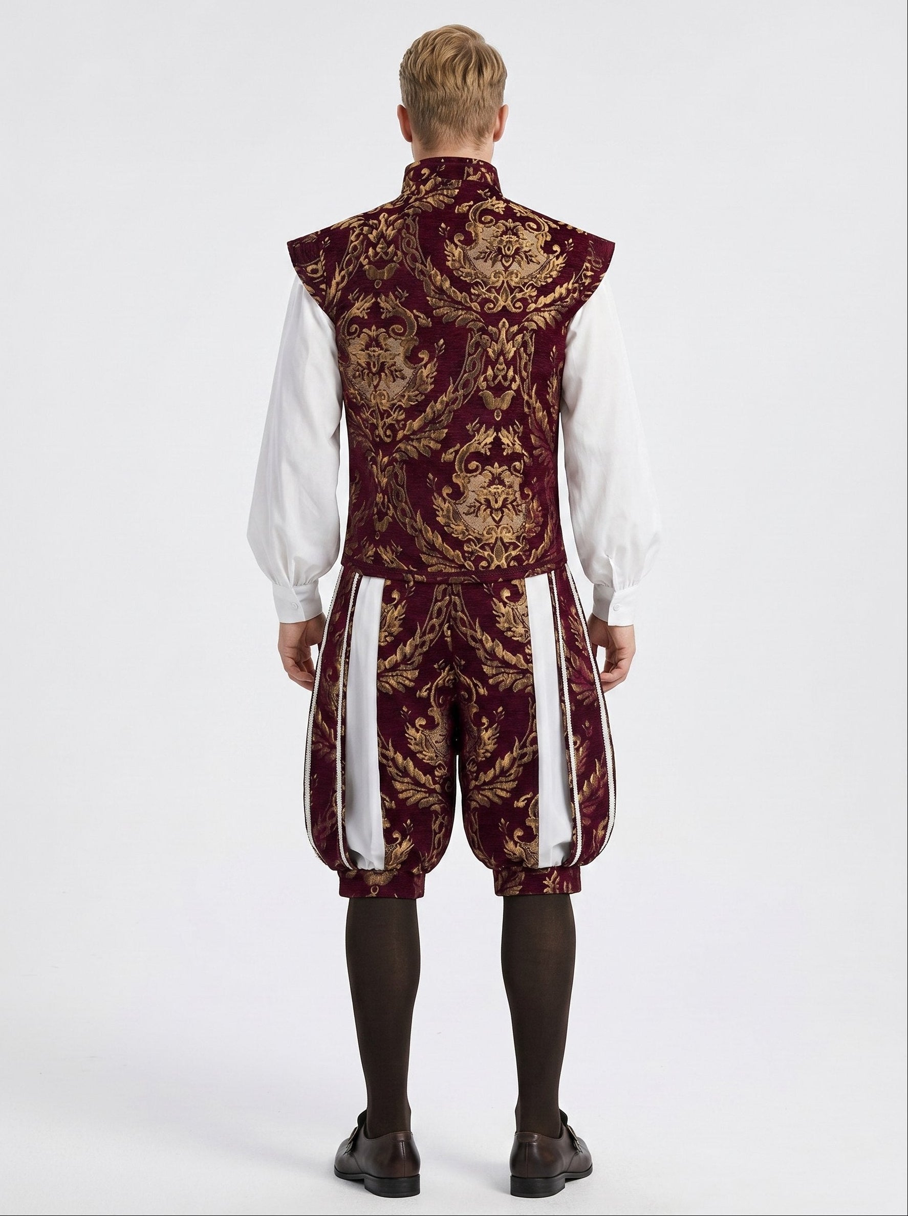 Rococo Vintage Men's Royal Outfit Costume Nobleman Cosplay Halloween Carnival