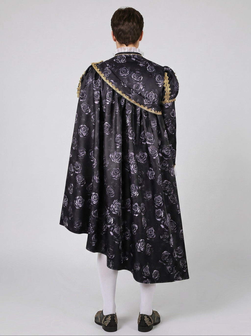 Rococo Vintage Blue Nobleman Royal Outfits Costume Fancy Dress Men's Halloween Carnival
