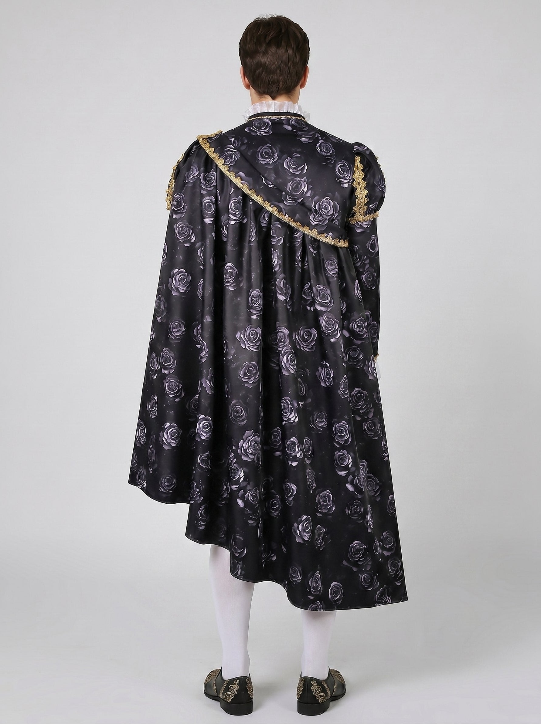 Rococo Vintage Blue Nobleman Royal Outfits Costume Fancy Dress Men's Halloween Carnival
